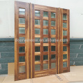 Latest design wooden doors wood door pictures yellow color panel door in alibaba